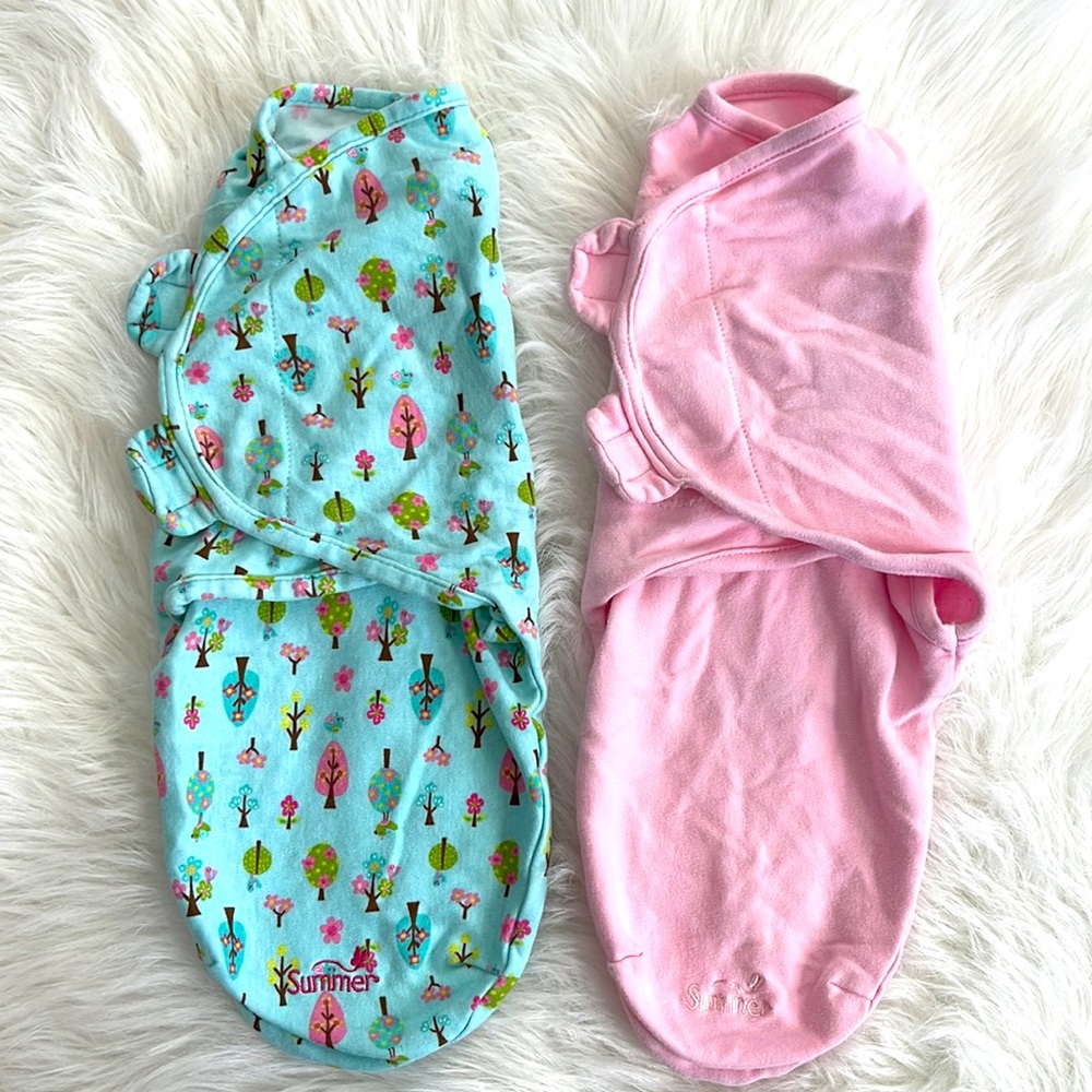 Summer Girls Swaddling Blankets